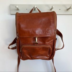 Genuine Italian Leather Backpack